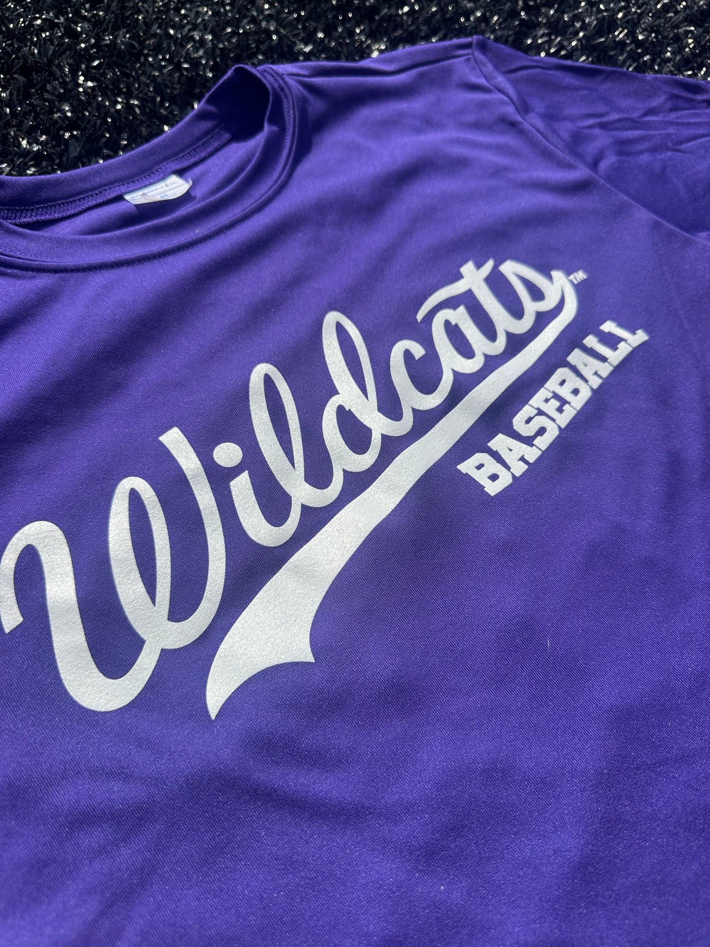 Script Wildcats Short Sleeve T- Shirt