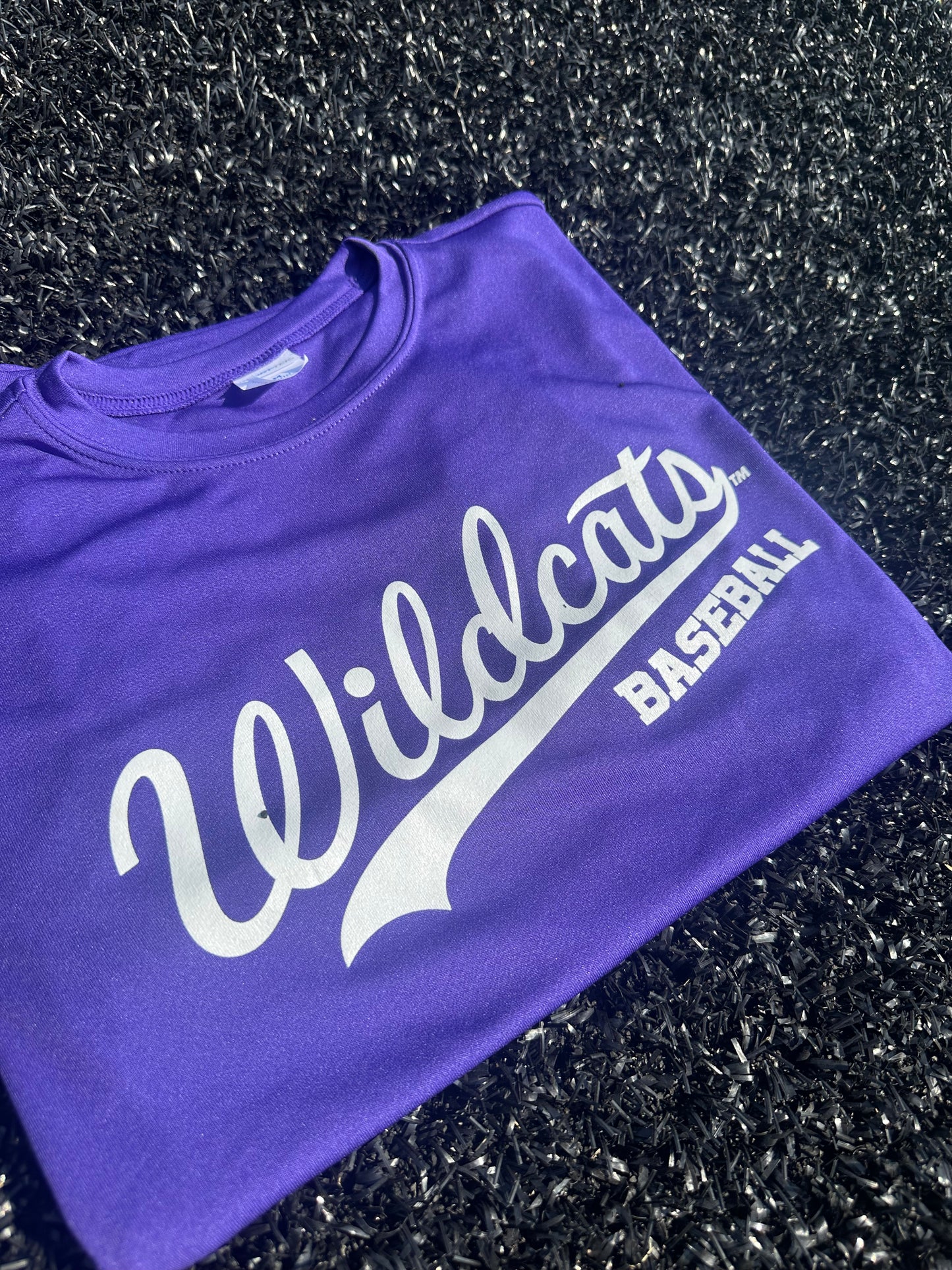 Script Wildcats Short Sleeve T- Shirt