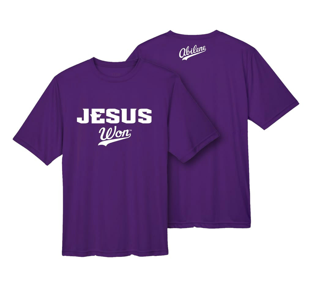 Purple Jesus Won Shirt - "Cotton"