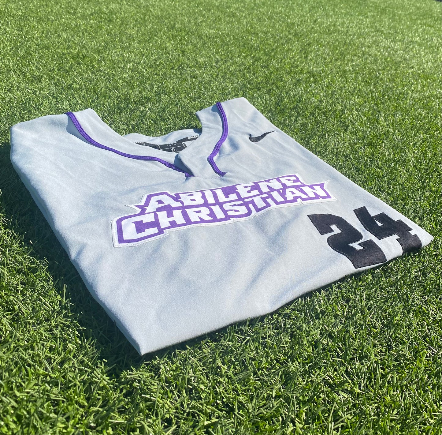 Abilene Christian Road Uniforms: Gray