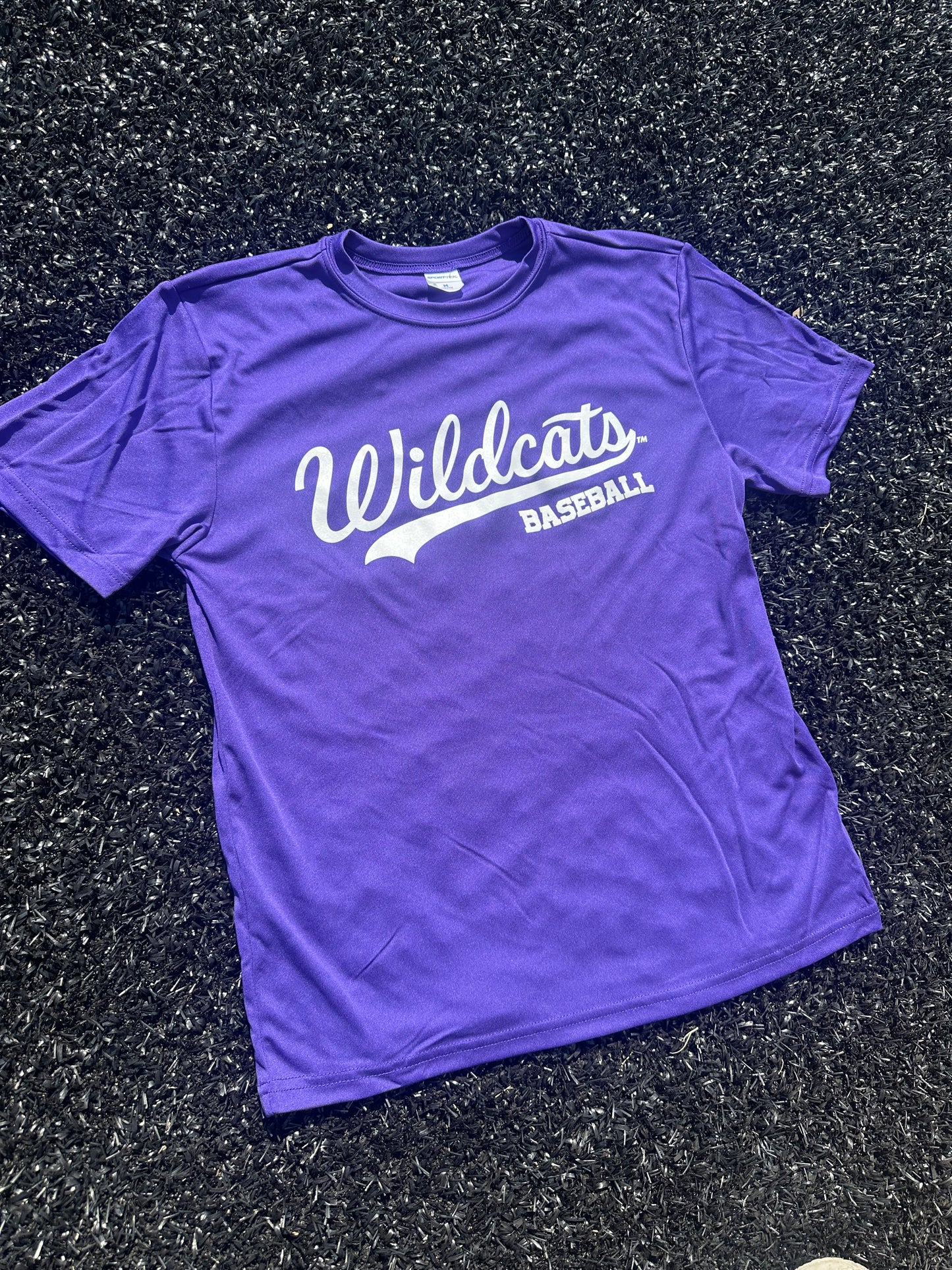Script Wildcats Short Sleeve T- Shirt