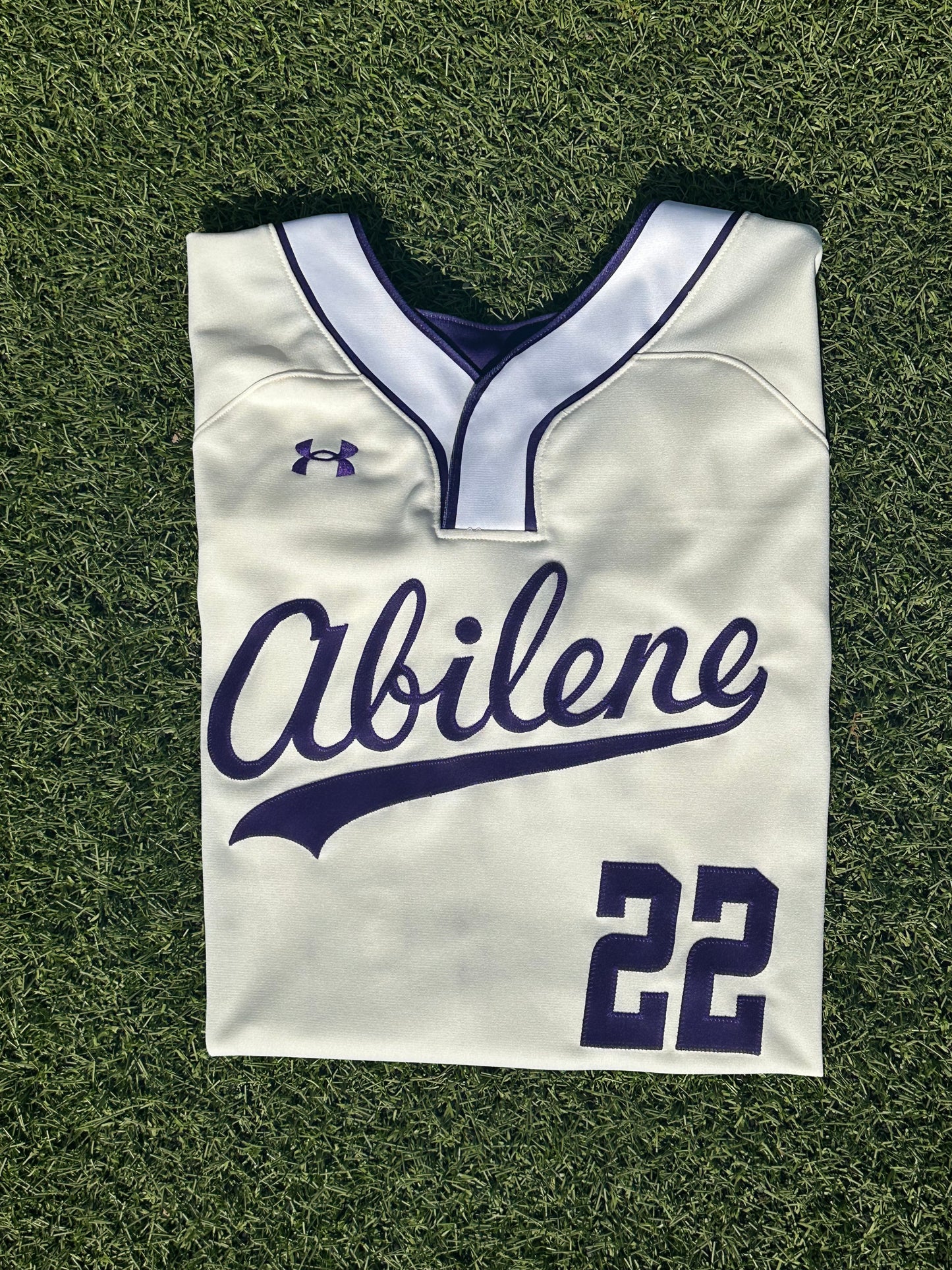 Under Armour Abilene Script Uniforms: Cream