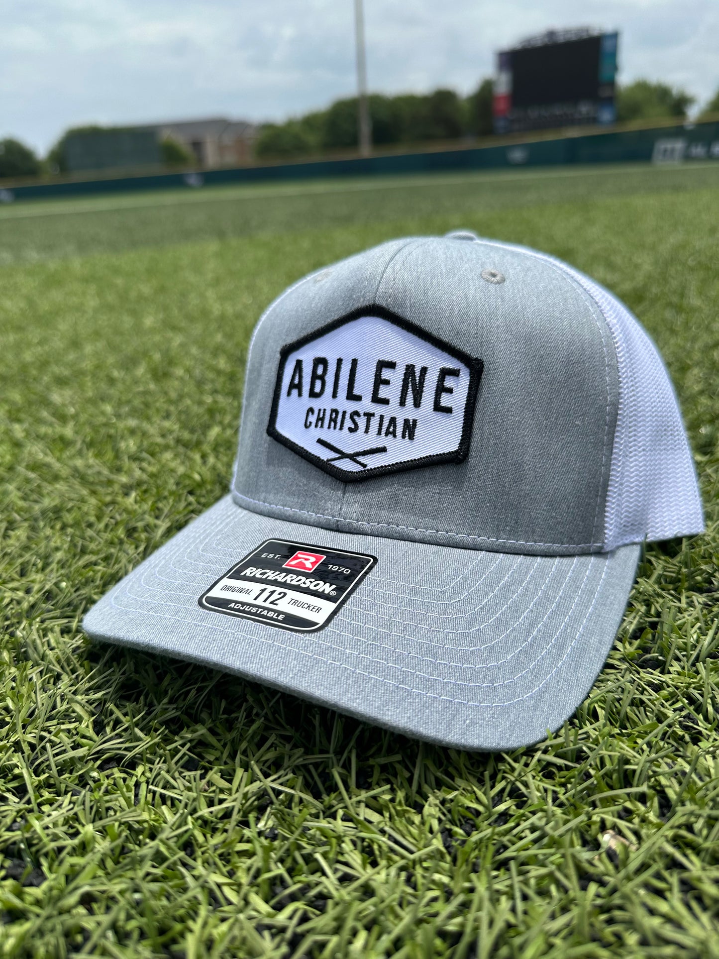 Grey/White Abilene Christian Trucker Hat