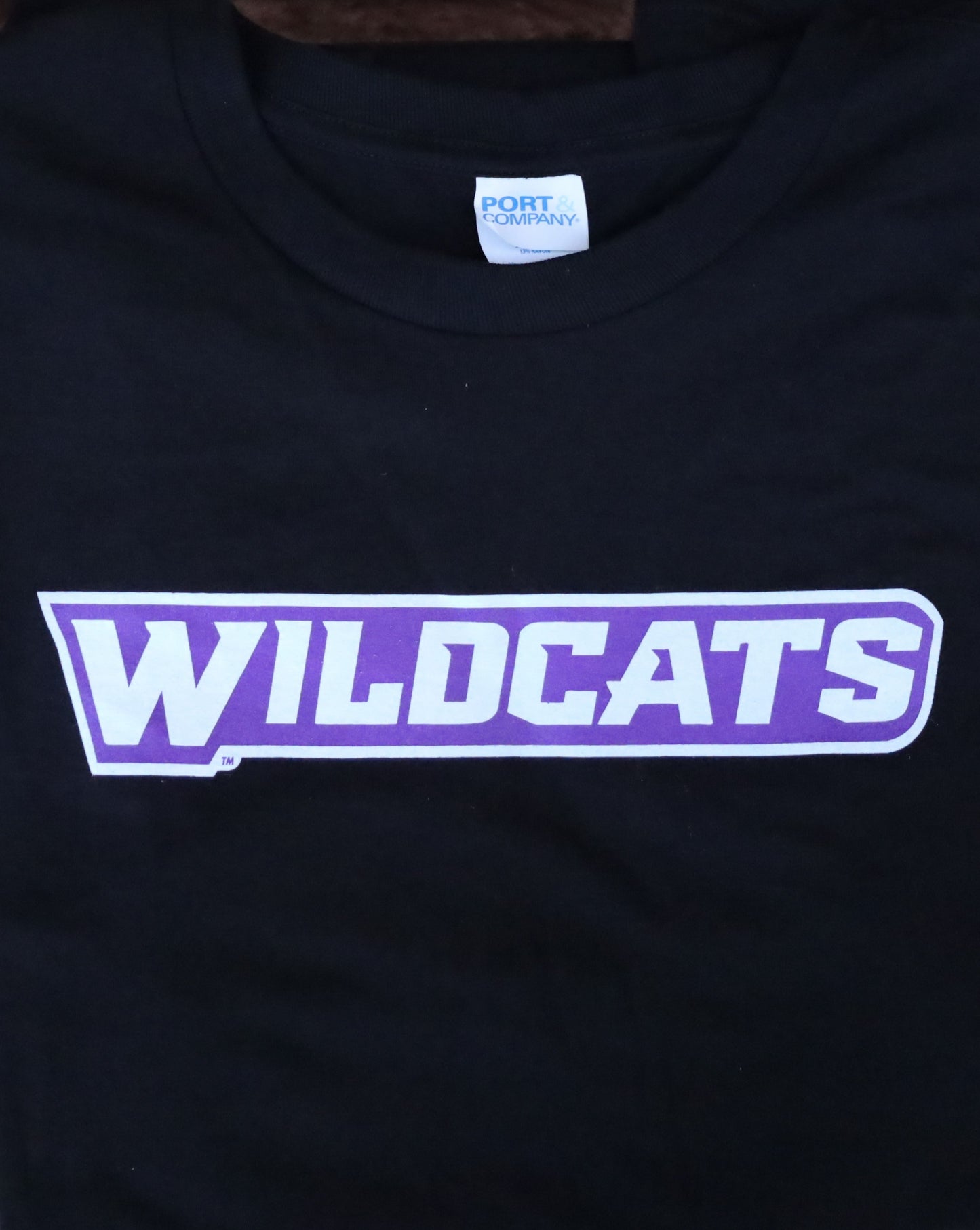 Short Sleeve 'Wildcat' T-Shirt - Black